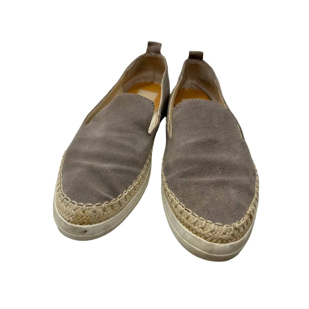 Dolce Vita size 9 Grey Suede Slip On Flat Loafers Classic Preppy Slip-on